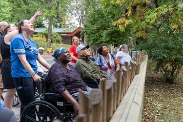 Immanuel Pathways participants visit Blank Park Zoo for a fun and engaging outing