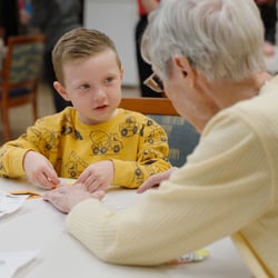Adopt‑A‑Grandparent program brings generations together at Yankee Hill Village