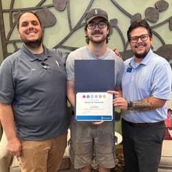 Lucas Neill is Arboretum Village's Q4 CHRIST Promises Award recipient.