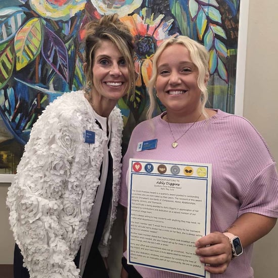 Immanuel Village honors Ashly Diggins with the CHRIST Promises Award.