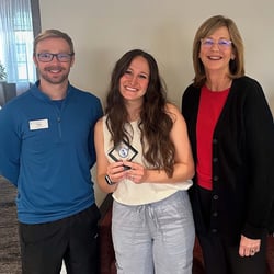 Jamie Kendle is The Landing's quarterly CHRIST Promises Award recipient.