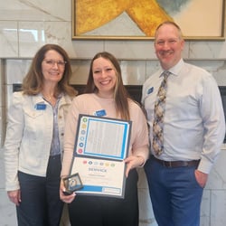 Megan Leonard, center, is the Assistant Retirement Living Consultant at Pacific Springs.