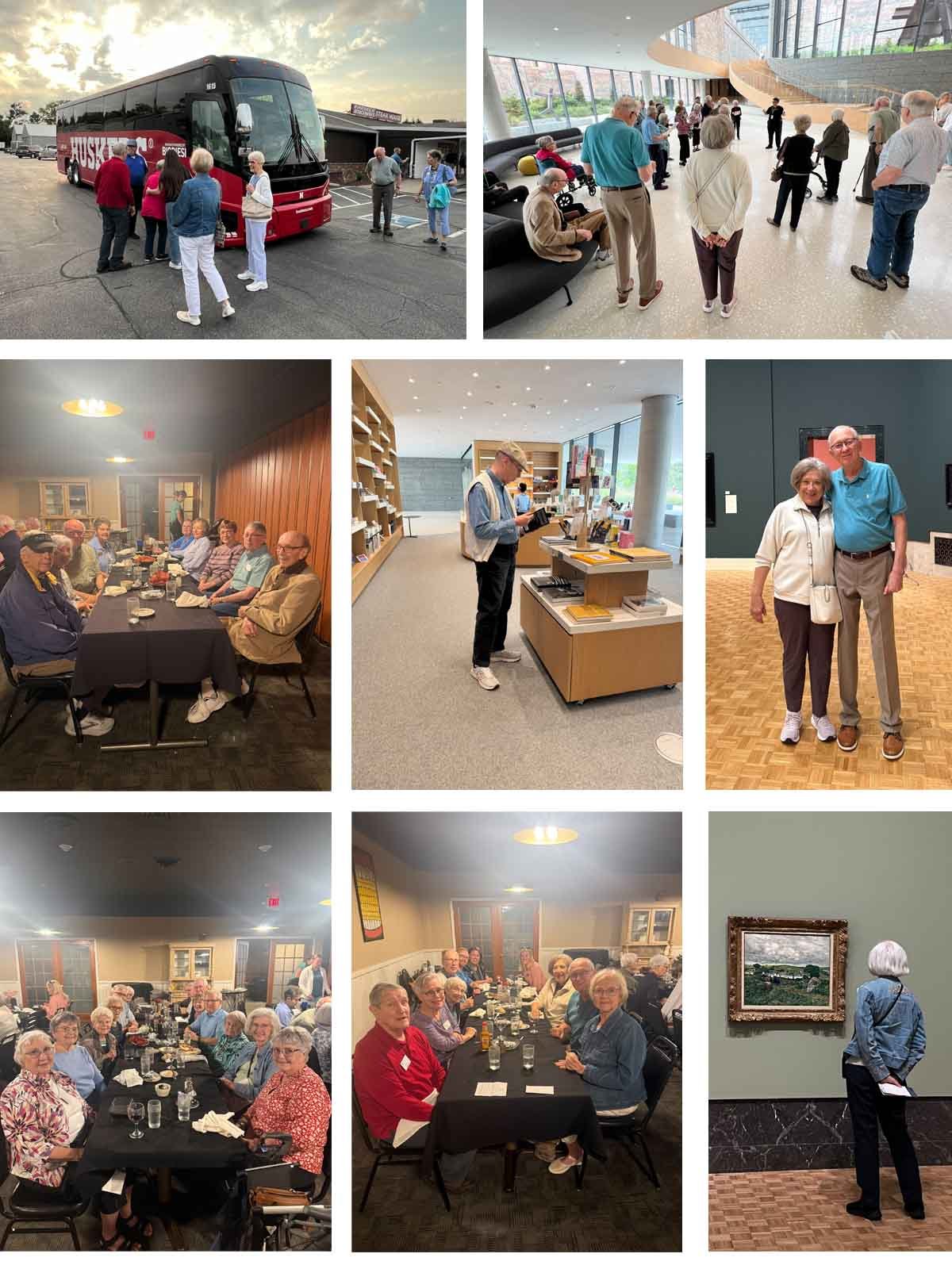 Residents and team members from Immanuel's three Lincoln communities enjoyed an Omaha day trip filled with art, dining and friendship.
