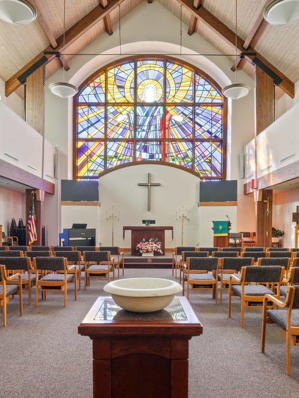 Interior view of the chapel at Immanuel Courtyard
