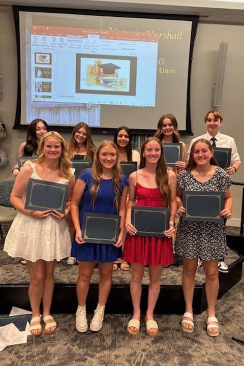Lakeside's 2025 scholarship recipients.