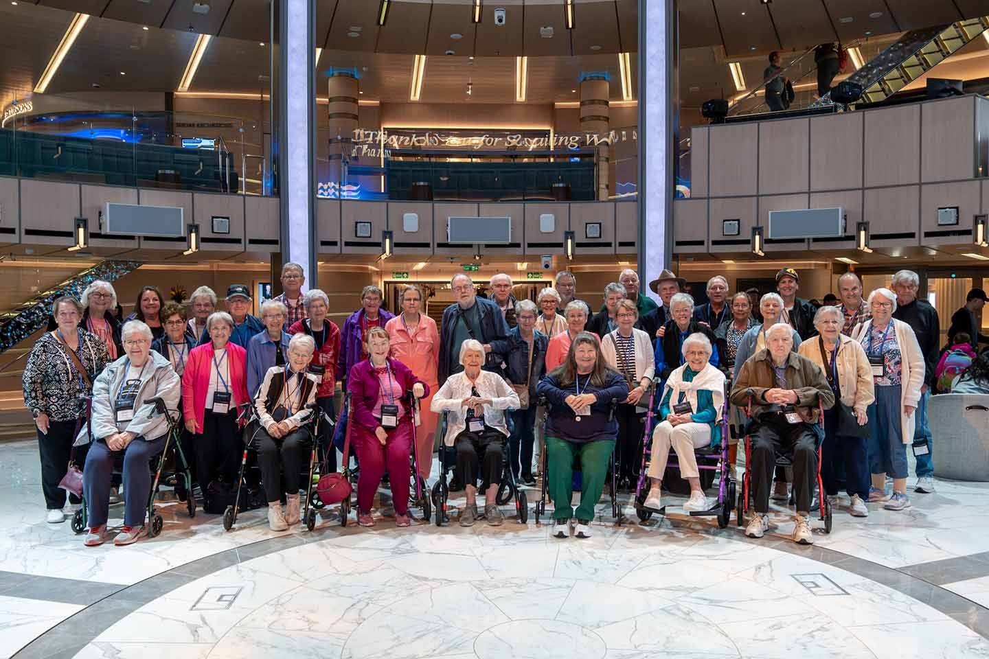 Immanuel residents on the 2026 Immanuel Explorers Alaska Cruise trip.