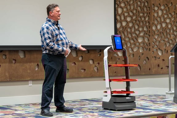 Immanuel team members presented their innovative ideas at the first Doors to the Future Spark Tank event.