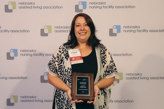 Amber Lihs is the life enrichment manager at The Landing.