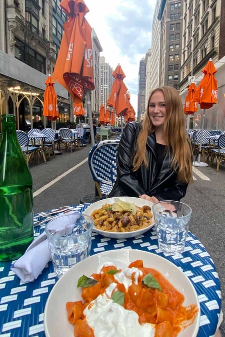 Emma Storms, marketing specialist at Immanuel, travels often with her family and friends.