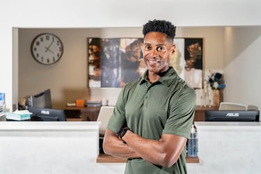 Wes Burrell is a high school basketball coach and part-time employee at Deerfield retirement living community.