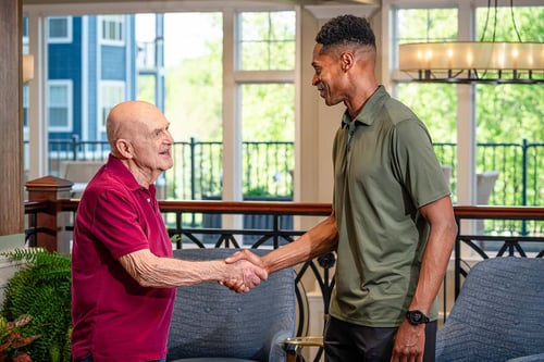 Wes Burrell is a high school basketball coach and part-time employee at Deerfield retirement living community.