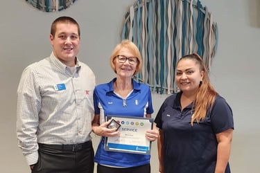 Barb Real is Lakeside's CHRIST Promises Award recipient for the quarter.