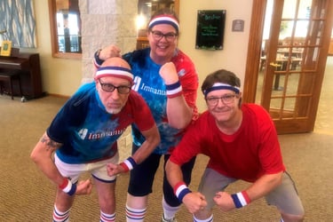 Trinity Village staff celebrate at their Best of Omaha celebration.