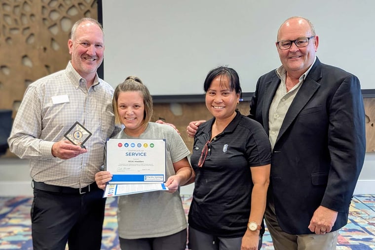 Nicki Madden is Pacific Springs' quarterly CHRIST Promises Award recipient.