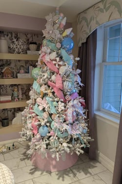 Deerfield has more then 20 decorated Christmas trees throughout the community.