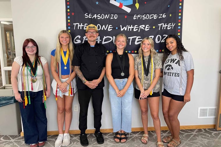 Copper Shores Village residents and staff came together to celebrate their 2026 graduating high school seniors.