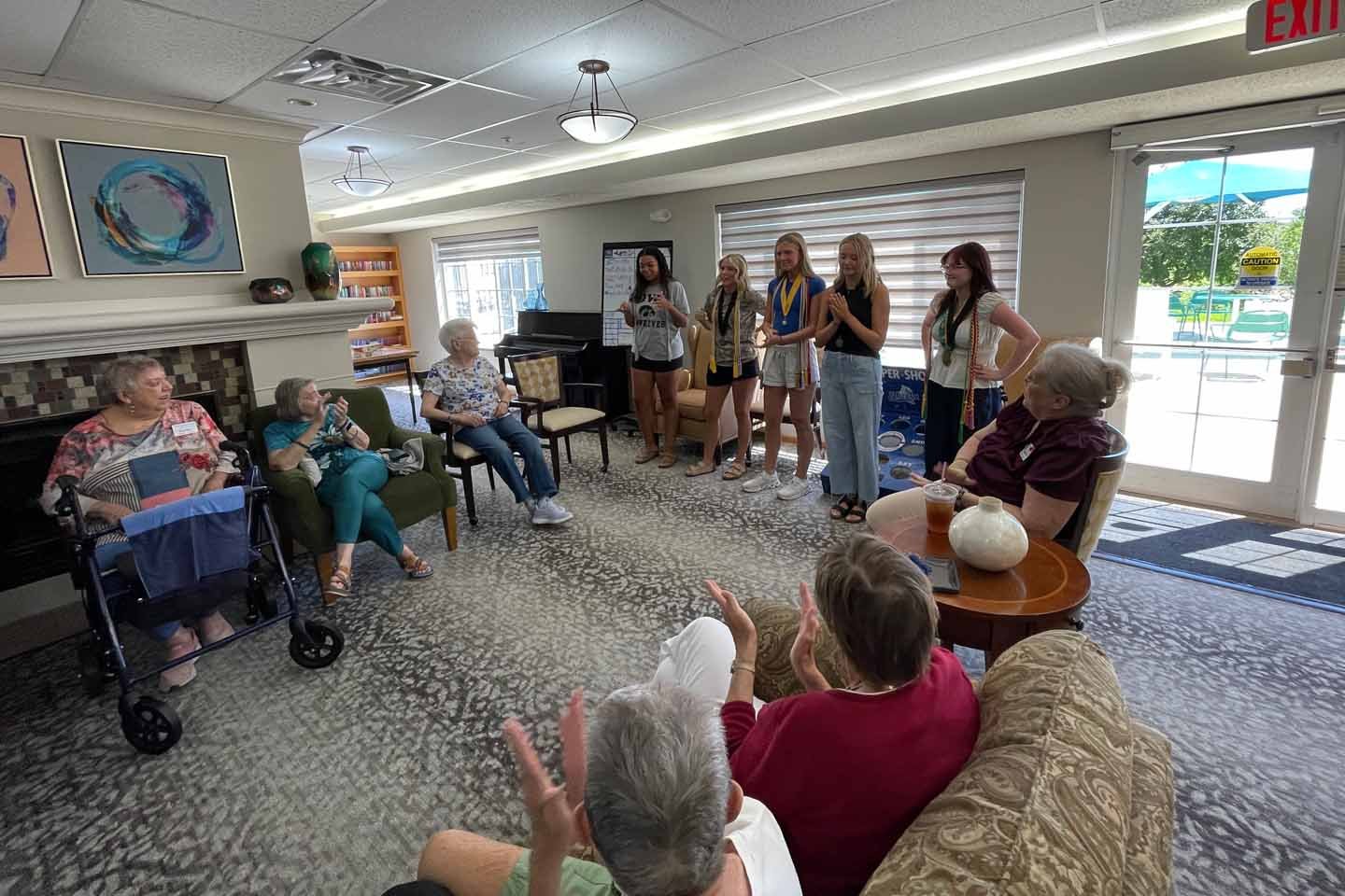 Copper Shores Village residents and staff came together to celebrate their 2026 graduating high school seniors.