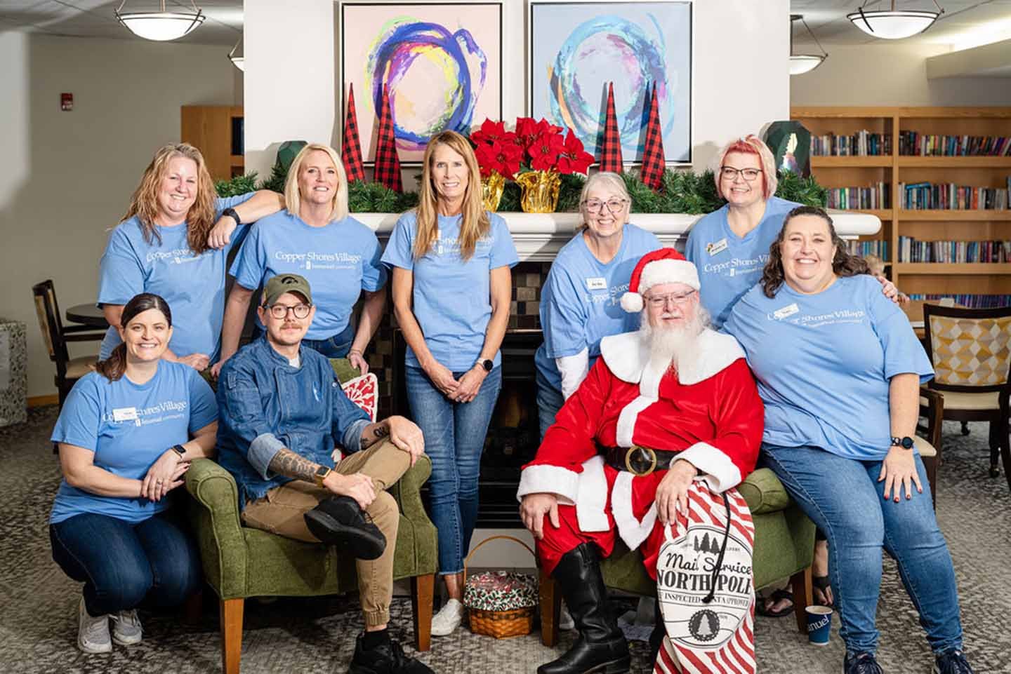 Copper Shores Village hosted a holiday vendor fair for residents.