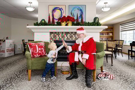 Copper Shores Village hosted a holiday vendor fair for residents.