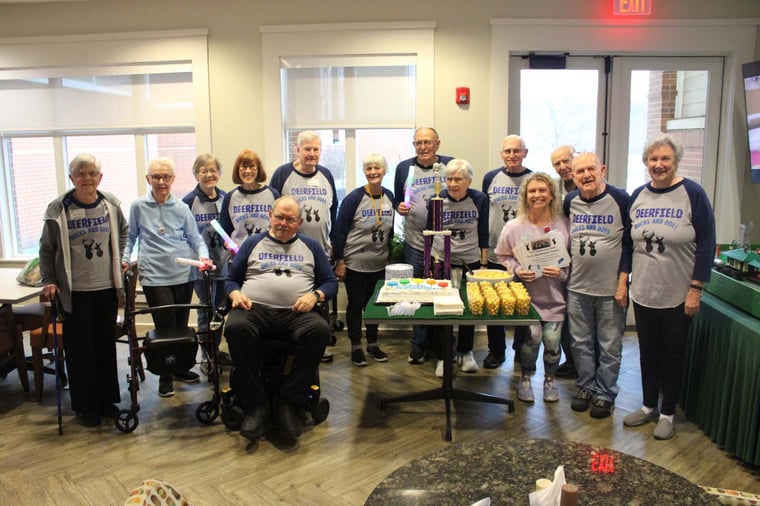 The Deerfield bean bag baseball team capped their outstanding season by winning the Bean Bag Baseball World Series.