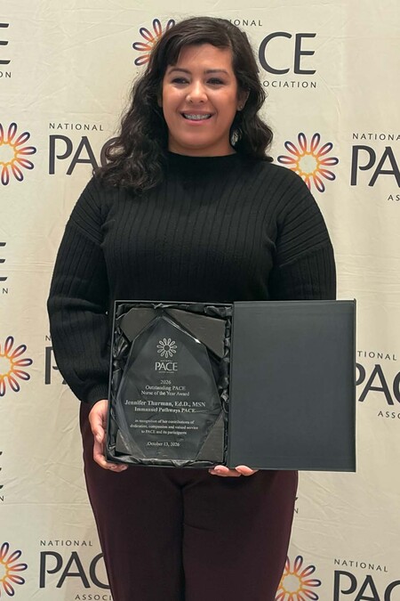 Jen Thurman, Clinical Optimization Nurse Manager, PACE® Center Operations, was named the NPA Nurse of the Year.