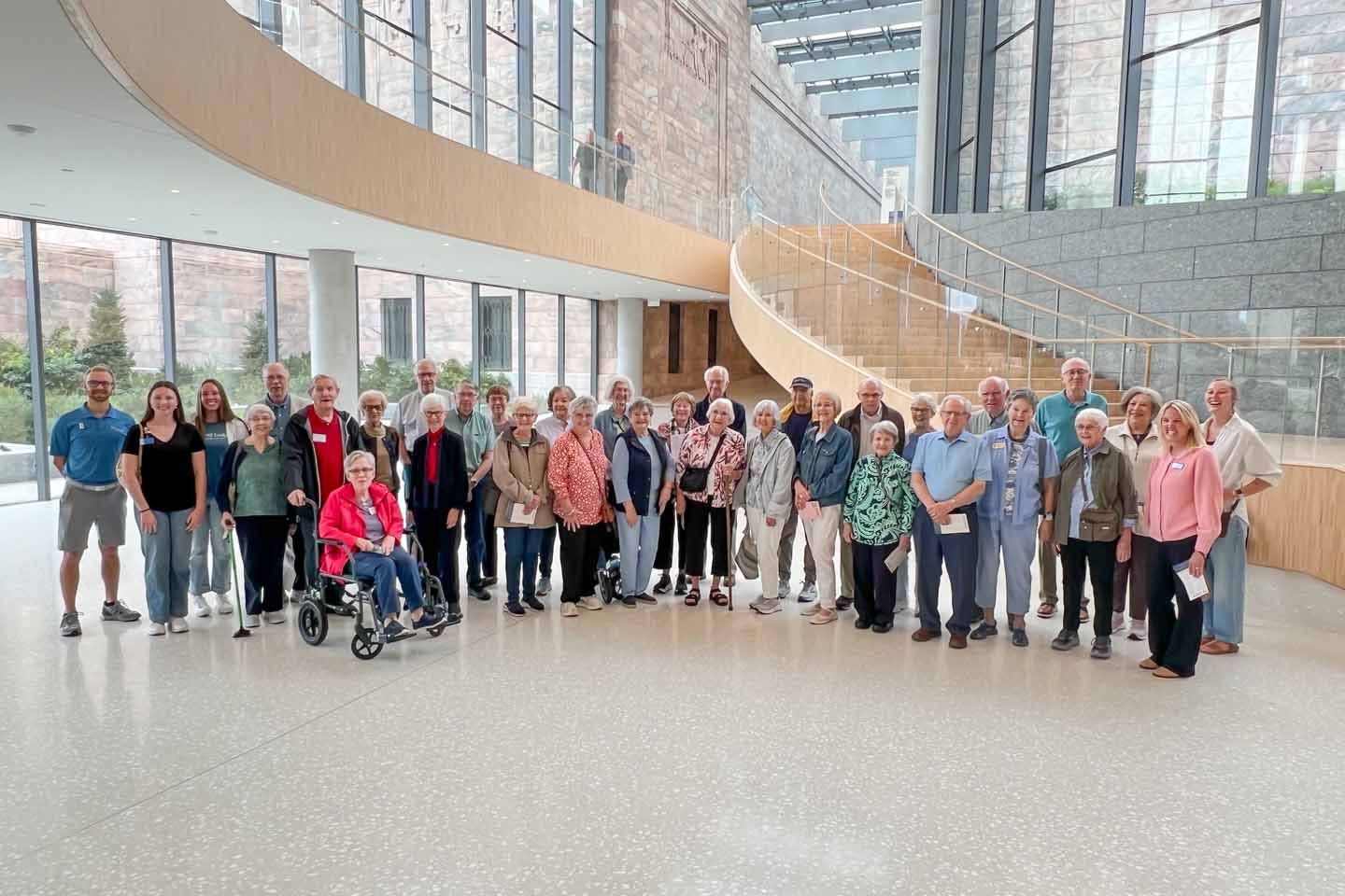 Residents and team members from Immanuel's three Lincoln communities enjoyed an Omaha day trip filled with art, dining and friendship.