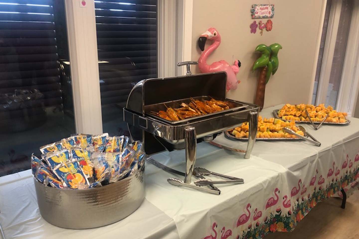 Pacific Springs staff celebrated summer with a Flamigle-themed event.