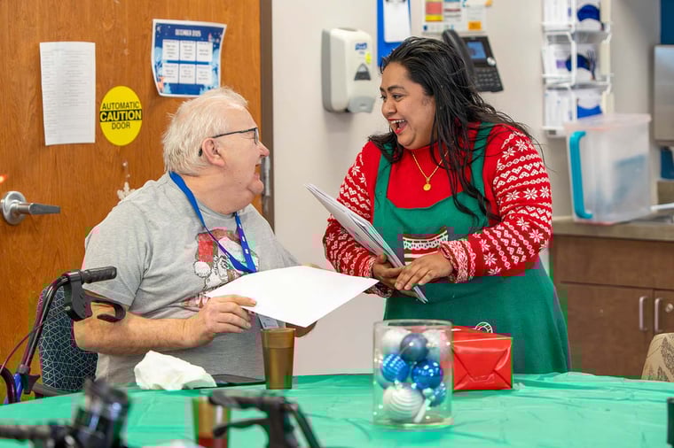 Immanuel Pathways of Southwest Iowa participants and staff celebrated the holidays with a Christmas party.