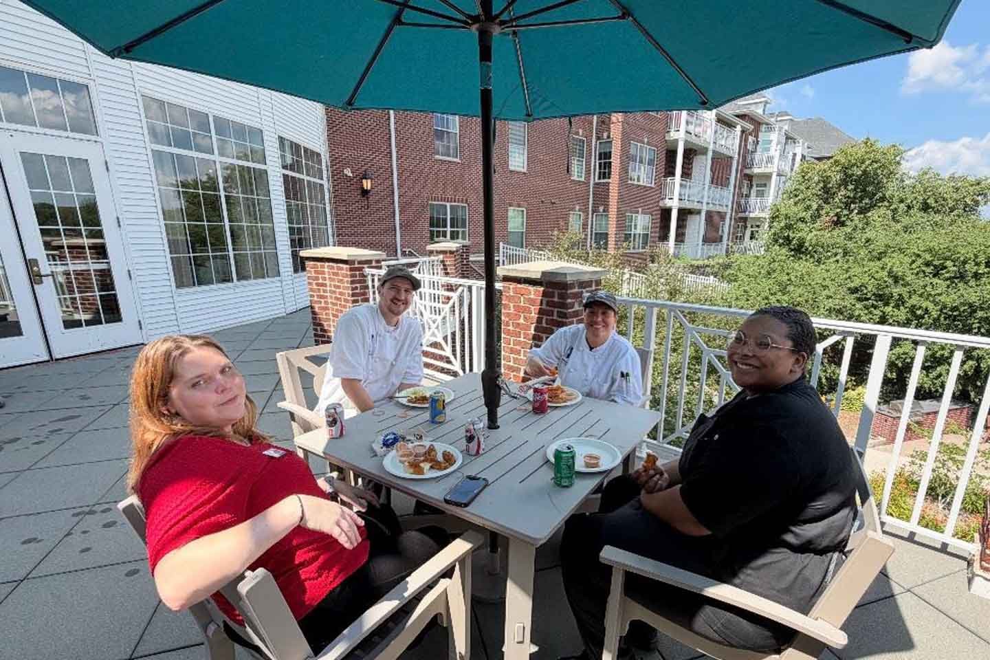 The Landing hosted its annual Employee Picnic, featuring Raising Cane's, on the veranda!
