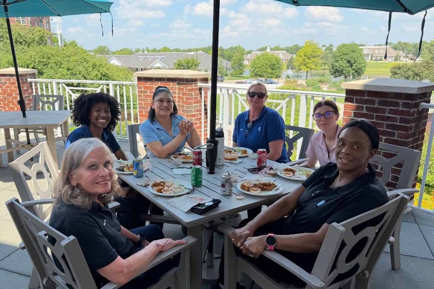 The Landing hosted its annual Employee Picnic, featuring Raising Cane's, on the veranda!