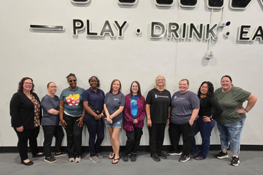 The care partner team of Trinity Village in Papillion, NE, celebrated a staff outing.