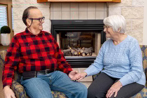 Erle and Candie Carter are residents at Trinity Village in Papillion, Nebraska.