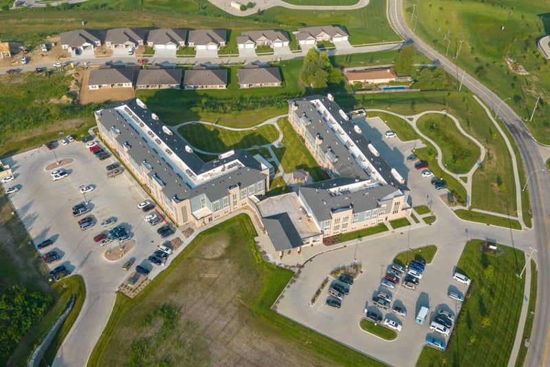 Aerial View of Graceview Campus