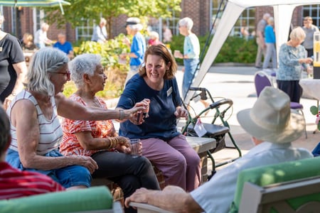 Melanie Doyel is the life enrichment coordinator at The Landing.