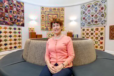 Resident at The Landing stitches a lifetime of art by hand