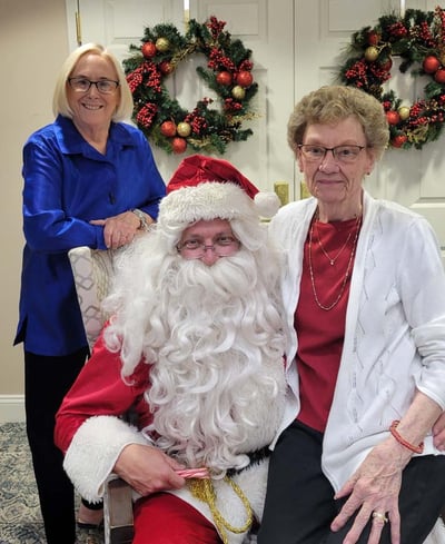 My Story, Our Mission Kari Kingston's husband plays Santa at Grand Lodge Christmas party.