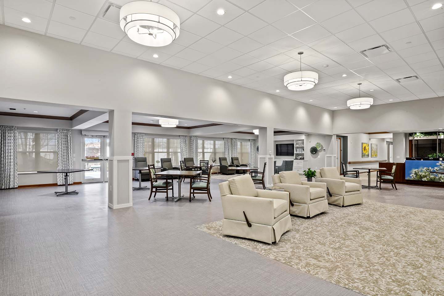 The Cove Living Room and Dining Room