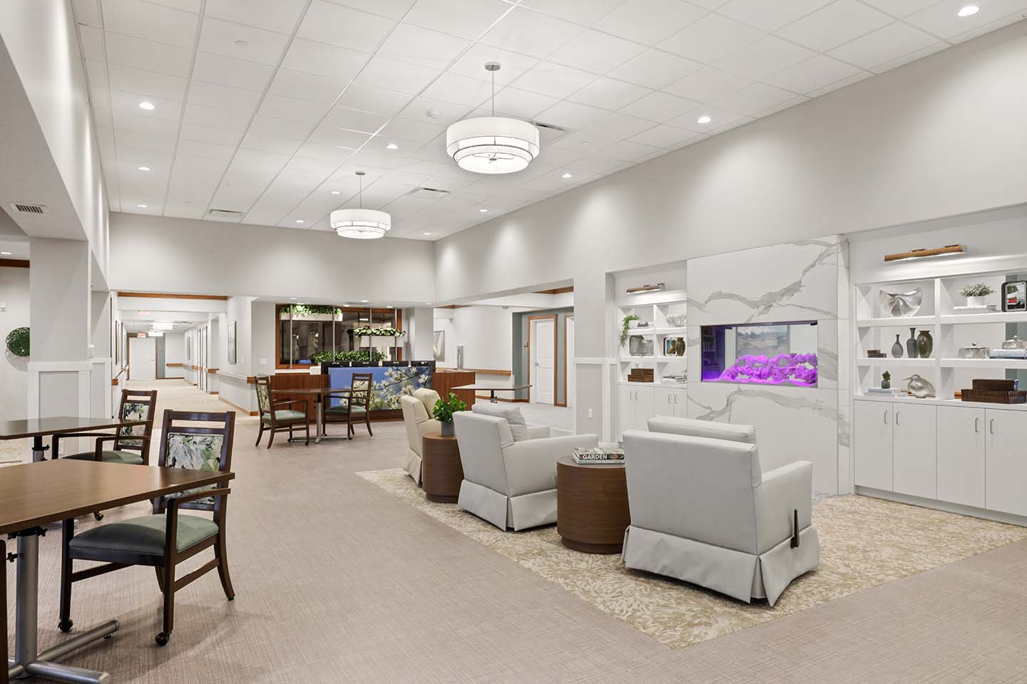 The Cove Living Room and Dining Room
