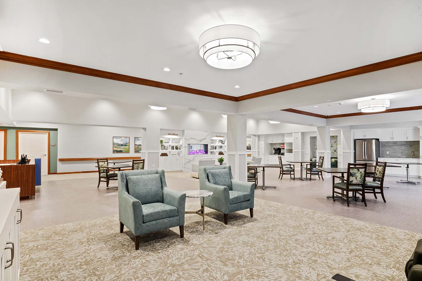 The Cove Living Room and Dining Room
