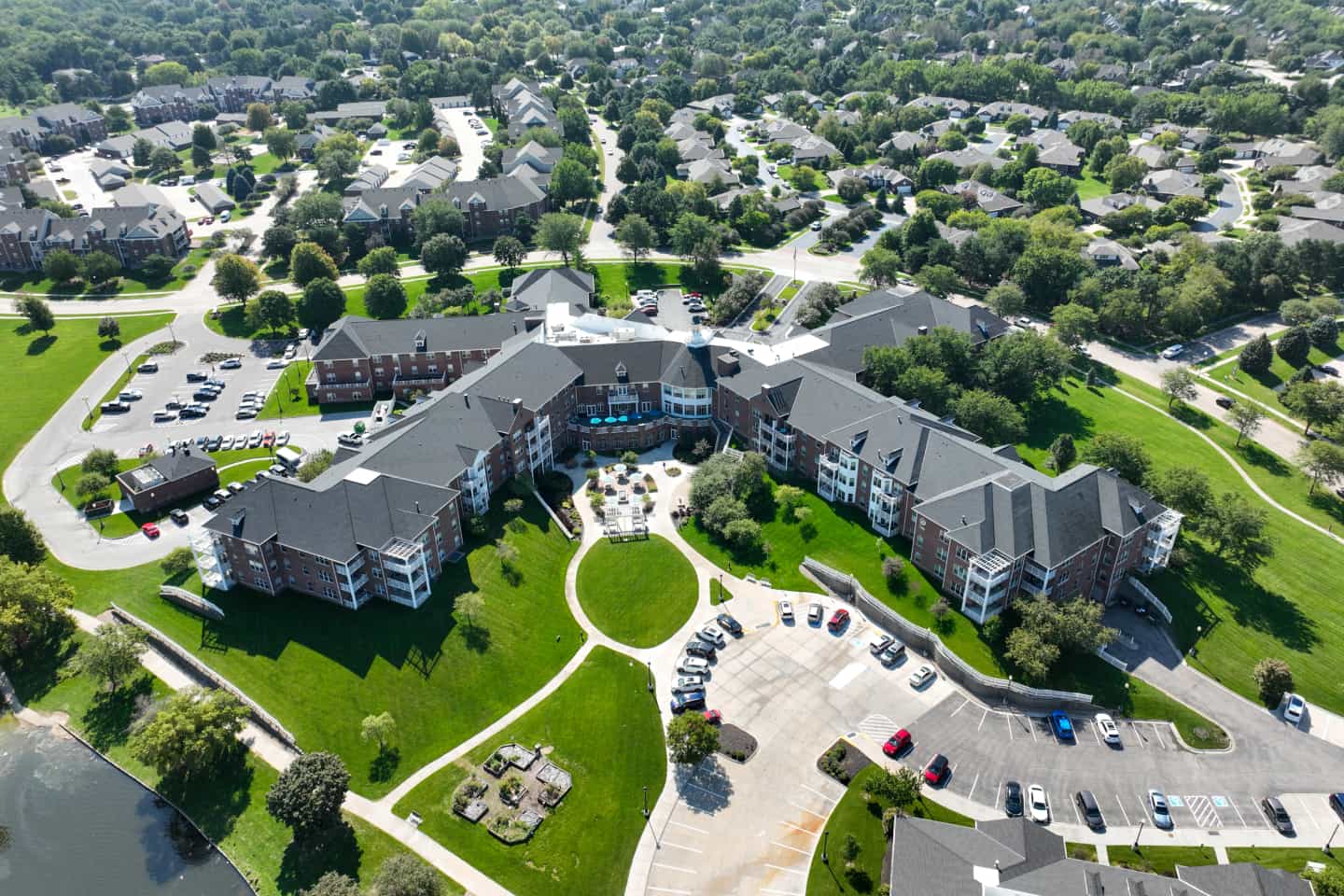 Aerial View - The Landing Campus