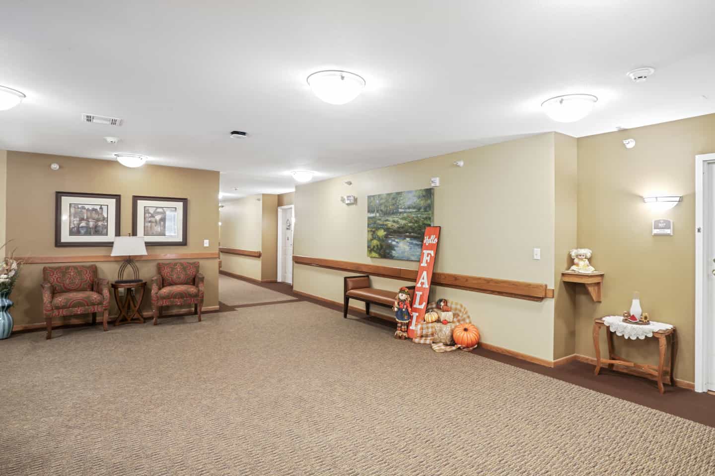 Assisted Living - First Floor Hallway