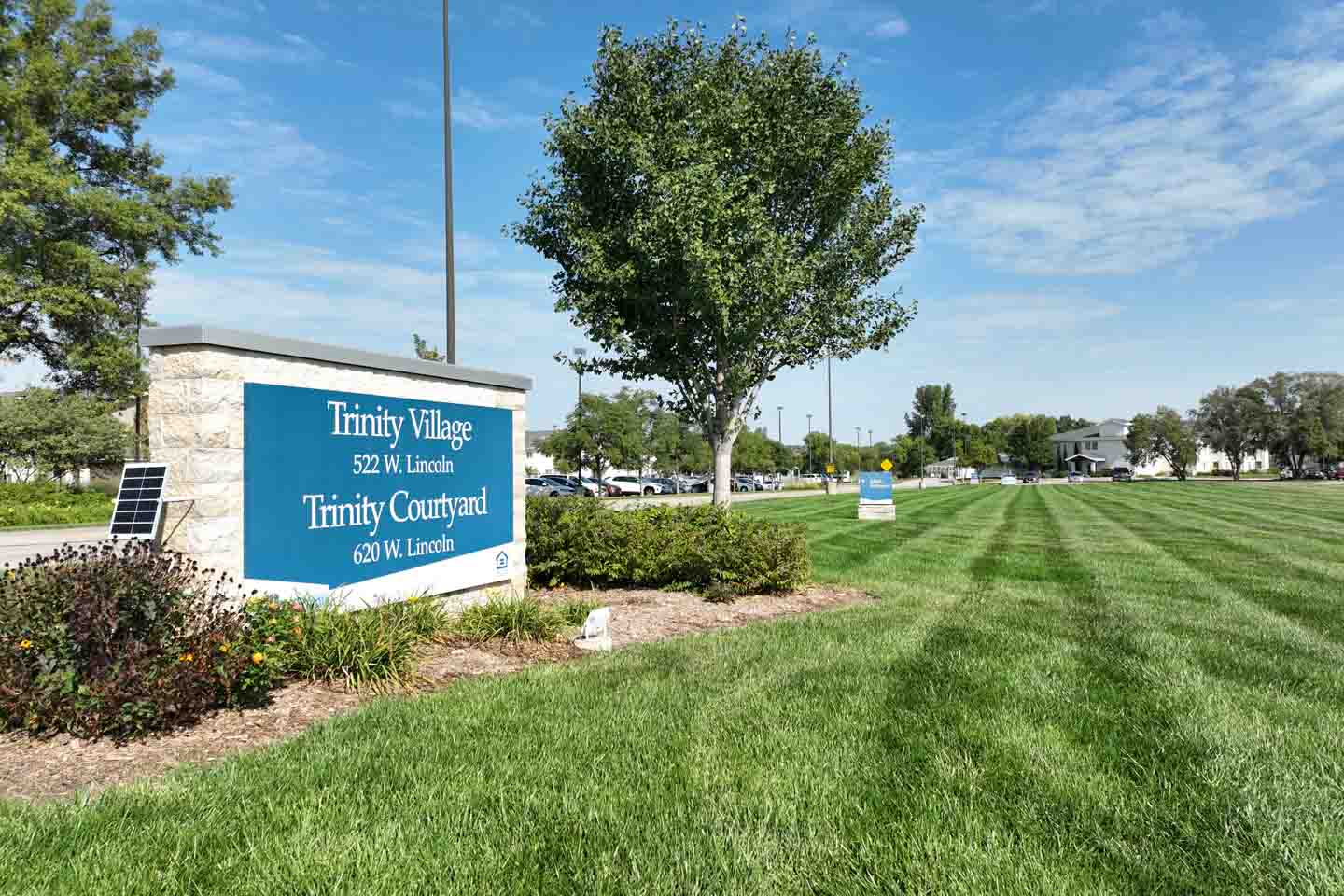 Entrance Sign - Trinity Village