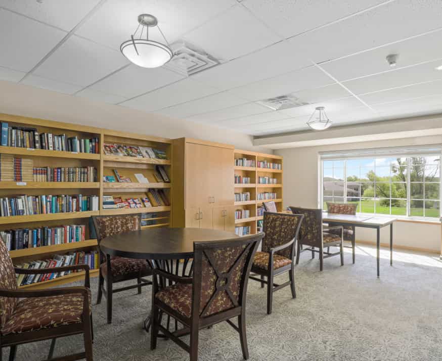 Library at Copper Shores Village.