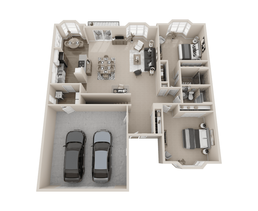 3D Floor Plan - Main