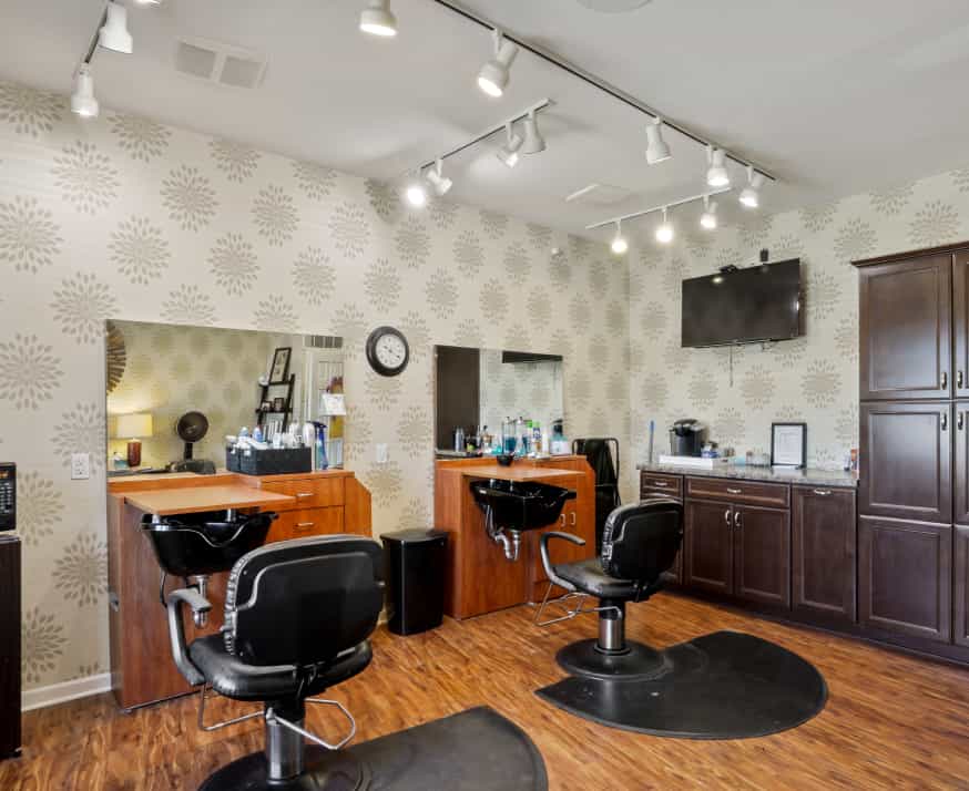Salon at Pacific Springs.